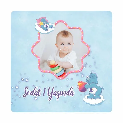 Ayıcık Temalı Doğum Günü Magneti